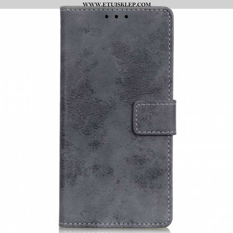 Etui Folio do Motorola Edge 20 Pro Sztuczna Skóra W Stylu Vintage